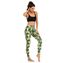 Load image into Gallery viewer, I Love Dogs Military Camo Print Women’s Leggings-Apparel-Apparel, Dogs, Leggings-11