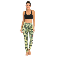 Load image into Gallery viewer, I Love Dogs Military Camo Print Women’s Leggings-Apparel-Apparel, Dogs, Leggings-9