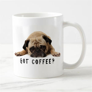 Got Coffee Pug Coffee Mug-Mug-Dogs, Mugs, Pug-4