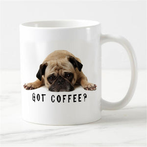 Got Coffee Pug Coffee Mug-Mug-Dogs, Mugs, Pug-Normal Ceramic-11 oz / 325 ml-3