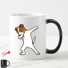 Load image into Gallery viewer, Color Changing Dabbing Jack Russell Terrier Coffee Mug-Mug-Dogs, Jack Russell Terrier, Mugs-1