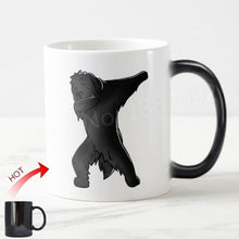 Load image into Gallery viewer, Color Changing Dabbing Newfoundland Dog Coffee Mug-Mug-Dogs, Mugs, Newfoundland-1