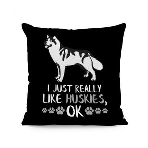 I Just Really Like Corgis OK Cushion Covers-Cushion Cover-Corgi, Cushion Cover, Dogs, Home Decor-One Size-Husky - White-12