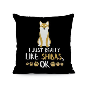 I Just Really Like Corgis OK Cushion Covers-Cushion Cover-Corgi, Cushion Cover, Dogs, Home Decor-One Size-Shiba Inu-14
