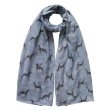 Load image into Gallery viewer, Infinite Doberman Love Womens Scarves-Accessories-Accessories, Doberman, Dogs, Scarf-Blue-1