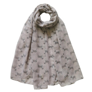 Infinite Staffordshire Bull Terrier Love Womens Scarves-Accessories-Accessories, Dogs, Scarf, Staffordshire Bull Terrier-Beige-2
