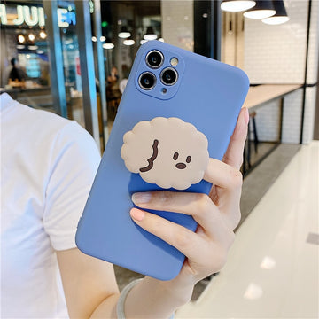 Bichon Frise Love iPhone Case and Tabletop Stand-Cell Phone Accessories-Accessories, Bichon Frise, Dogs, iPhone Case-3