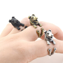 Load image into Gallery viewer, 3D Rough Collie Finger Wrap Rings-Dog Themed Jewellery-Dogs, Jewellery, Ring, Rough Collie-10