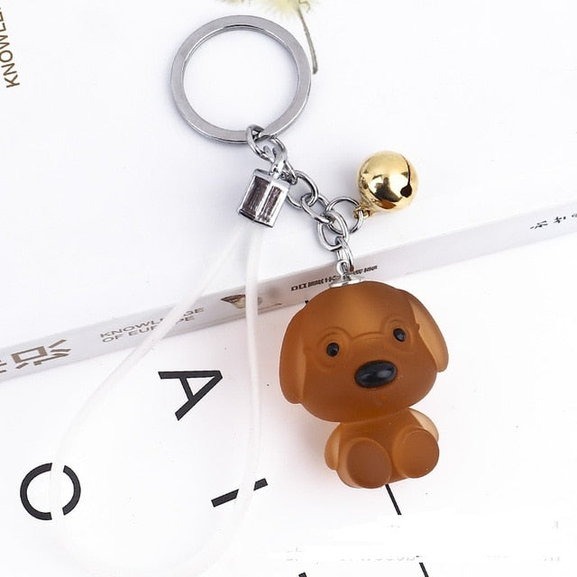 Nerdy Labrador Love Translucent Keychains-Accessories-Accessories, Dogs, Keychain, Labrador-Brown-1