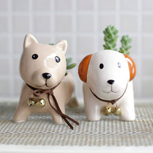 Load image into Gallery viewer, Shiba Inu Love Ceramic Succulent Flower Pot-Home Decor-Dogs, Flower Pot, Home Decor, Shiba Inu-2