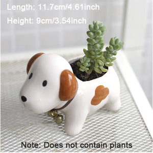Shiba Inu Love Ceramic Succulent Flower Pot-Home Decor-Dogs, Flower Pot, Home Decor, Shiba Inu-11