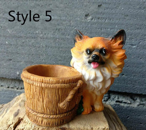 Cutest Puppy Love Succulent Flower Pots - Series 3-Home Decor-Dogs, Flower Pot, Home Decor-Papillon-5