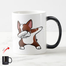 Load image into Gallery viewer, Color Changing Dabbing Brown Boston Terrier Coffee Mug-Mug-Boston Terrier, Dogs, Mugs-3