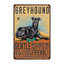 Load image into Gallery viewer, Why I Love My Greyhound Tin Poster - Series 1-Sign Board-Dogs, Greyhound, Home Decor, Sign Board, Whippet-Greyhound-1