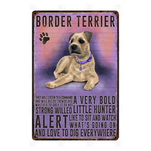 Load image into Gallery viewer, Why I Love My Doggo Tin Poster - Series 1-Sign Board-Dogs, Home Decor, Sign Board-Border Terrier-3