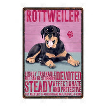 Load image into Gallery viewer, Why I Love My Doggo Tin Poster - Series 1-Sign Board-Dogs, Home Decor, Sign Board-Rottweiler-23