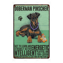 Load image into Gallery viewer, Why I Love My Doggo Tin Poster - Series 1-Sign Board-Dogs, Home Decor, Sign Board-Doberman Pinscher-10