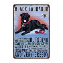 Load image into Gallery viewer, Why I Love My Doggo Tin Poster - Series 1-Sign Board-Dogs, Home Decor, Sign Board-Labrador - Black-17