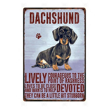 Load image into Gallery viewer, Why I Love My Doggo Tin Poster - Series 1-Sign Board-Dogs, Home Decor, Sign Board-Dachshund-8