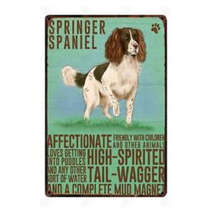 Why I Love My Doggo Tin Poster - Series 1-Sign Board-Dogs, Home Decor, Sign Board-English Springer Spaniel-11