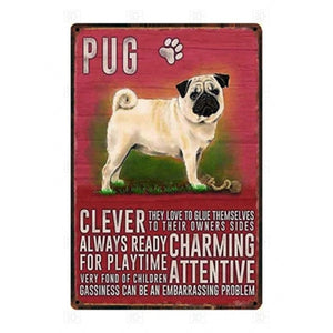 Why I Love My Old English Sheepdog Tin Poster - Series 1-Sign Board-Dogs, Home Decor, Old English Sheepdog, Sign Board-Pug-23