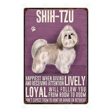 Load image into Gallery viewer, Why I Love My Doggo Tin Poster - Series 1-Sign Board-Dogs, Home Decor, Sign Board-Shih Tzu-24