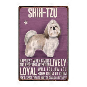 Why I Love My Doggo Tin Poster - Series 1-Sign Board-Dogs, Home Decor, Sign Board-Shih Tzu-24