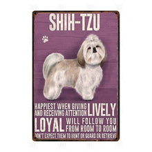 Load image into Gallery viewer, Why I Love My Old English Sheepdog Tin Poster - Series 1-Sign Board-Dogs, Home Decor, Old English Sheepdog, Sign Board-Shih Tzu-25