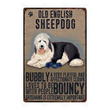 Load image into Gallery viewer, Why I Love My Doggo Tin Poster - Series 1-Sign Board-Dogs, Home Decor, Sign Board-Old English Sheepdog-21