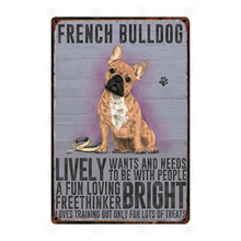 Load image into Gallery viewer, Why I Love My Doggo Tin Poster - Series 1-Sign Board-Dogs, Home Decor, Sign Board-French Bulldog-12