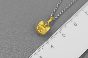 Shiba Inu Love Silver Pendant and Necklace-Dog Themed Jewellery-Dogs, Jewellery, Necklace, Pendant, Shiba Inu-3