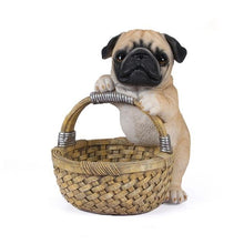 Load image into Gallery viewer, Most Helpful Doggos Large Desktop Organiser-Home Decor-Bathroom Decor, Dogs, Home Decor, Statue-Pug-2