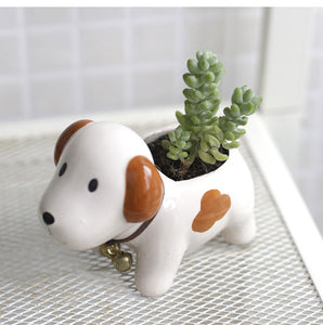 Shiba Inu Love Ceramic Succulent Flower Pot-Home Decor-Dogs, Flower Pot, Home Decor, Shiba Inu-Jack Russell Terrier-8