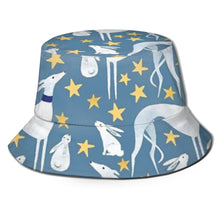Load image into Gallery viewer, Greyhounds and Stars Love Bucket Hat-Accessories-Accessories, Dogs, Greyhound, Hat-6