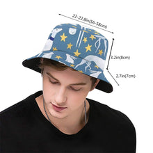 Load image into Gallery viewer, Greyhounds and Stars Love Bucket Hat-Accessories-Accessories, Dogs, Greyhound, Hat-7