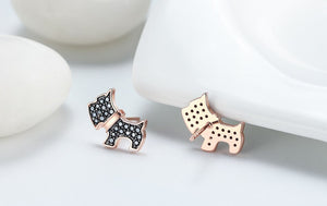 Scottish Terrier Love Silver Earrings-Dog Themed Jewellery-Dogs, Earrings, Jewellery, Scottish Terrier-7