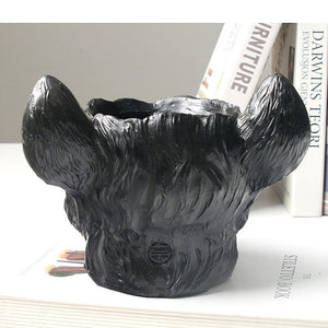 Scottish Terrier Love Decorative Flower Pot-Home Decor-Dogs, Flower Pot, Home Decor, Scottish Terrier-4