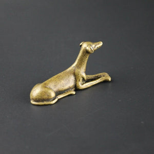 Greyhound Love Mini Brass Figurine-Home Decor-Dogs, Figurines, Greyhound, Home Decor, Whippet-9