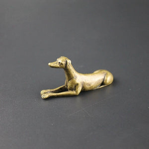 Greyhound Love Mini Brass Figurine-Home Decor-Dogs, Figurines, Greyhound, Home Decor, Whippet-5