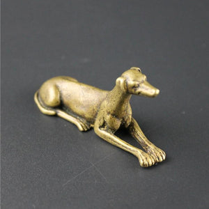 Greyhound Love Mini Brass Figurine-Home Decor-Dogs, Figurines, Greyhound, Home Decor, Whippet-11