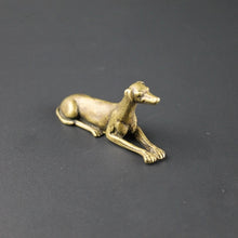 Load image into Gallery viewer, Greyhound Love Mini Brass Figurine-Home Decor-Dogs, Figurines, Greyhound, Home Decor, Whippet-1