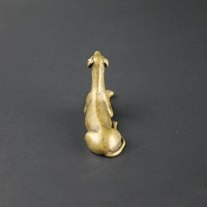 Greyhound Love Mini Brass Figurine-Home Decor-Dogs, Figurines, Greyhound, Home Decor, Whippet-7