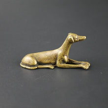 Load image into Gallery viewer, Greyhound Love Mini Brass Figurine-Home Decor-Dogs, Figurines, Greyhound, Home Decor, Whippet-2