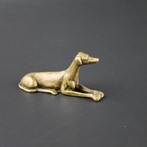 Greyhound Love Mini Brass Figurine-Home Decor-Dogs, Figurines, Greyhound, Home Decor, Whippet-10