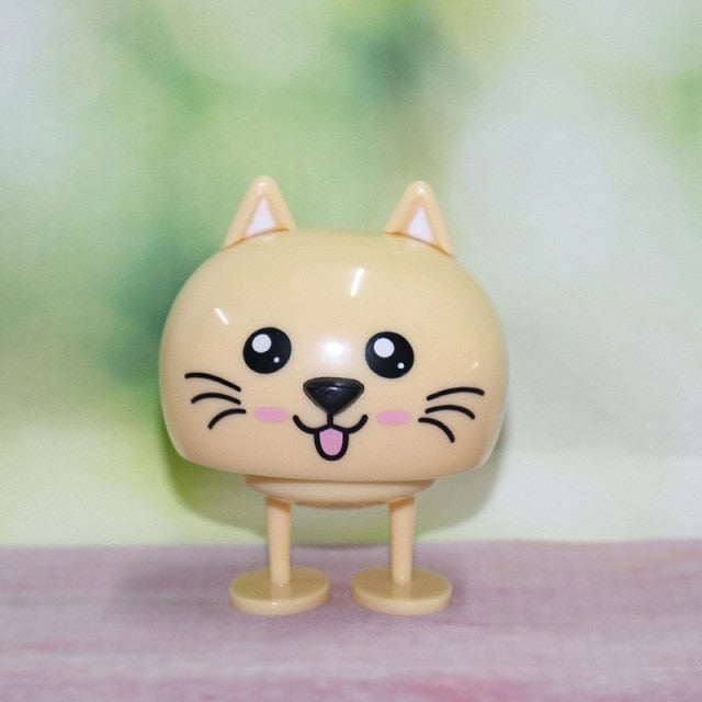 Stick Figure Shiba Inu and Friends Mini Bobbleheads-Car Accessories-Bobbleheads, Car Accessories, Dogs, Shiba Inu-Shiba Inu-1