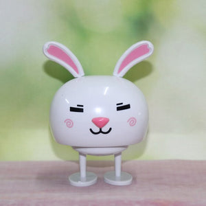 Stick Figure Shiba Inu and Friends Mini Bobbleheads-Car Accessories-Bobbleheads, Car Accessories, Dogs, Shiba Inu-Rabbit-5