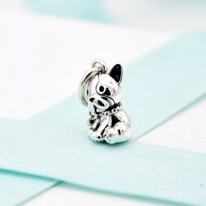 French Bulldog Love Silver Pendant-Dog Themed Jewellery-Boston Terrier, Dogs, Jewellery, Pendant-3