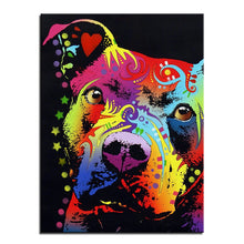 Load image into Gallery viewer, Pop Art Staffordshire Pit Bull Terrier Canvas Print Poster-Home Decor-Dogs, Home Decor, Poster, Staffordshire Bull Terrier-9