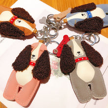 Load image into Gallery viewer, Fuzzy Long-Eared Cocker Spaniel Leather Keychains-Accessories-Accessories, Cocker Spaniel, Dogs, Keychain-3