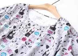 I Love Dogs Womens Cotton Pajamas-Apparel-Apparel, Boston Terrier, Bull Terrier, Dachshund, Dogs, Pajamas, Pug-3